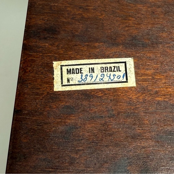 Vintage MCM Wooden Dresser Top Valet Jewelry Organizer Dresser Caddy - Picture 11 of 12